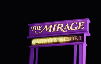 Historic Mirage Hotel and Casino on the Las Vegas Strip.