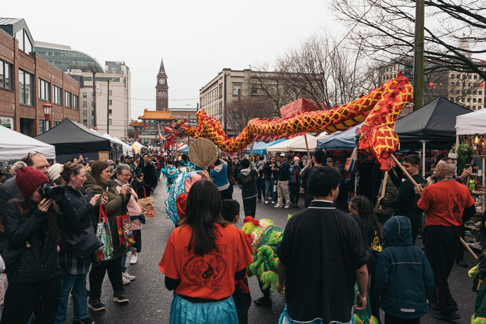 Seattle's Lunar New Year celebrations in Chinatown. Seattle, lunar new year, chinatown