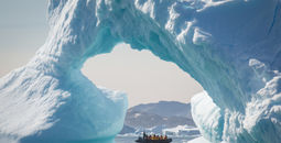 Zodiac cruise in East Greenland