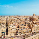 Aerial view of Valletta, Malta