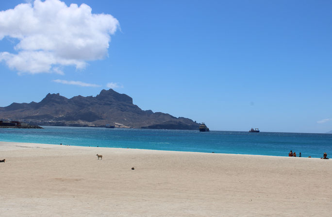 A beautiful beach in Cape Verde A beautiful beach in Cape Verde