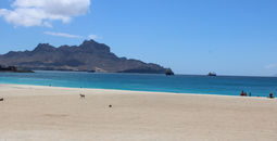 A beautiful beach in Cape Verde