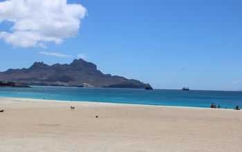 A beautiful beach in Cape Verde