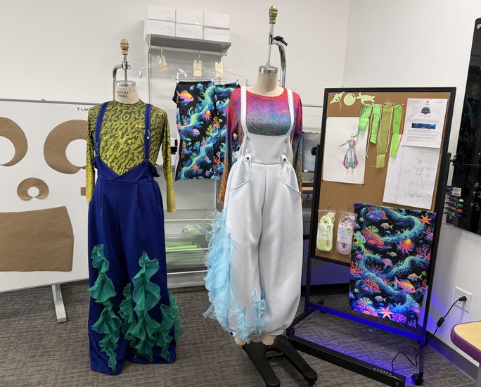 Costumes for “Sea of Discovery! An Under-the-Sea Festival” were designed to capture children’s attention.