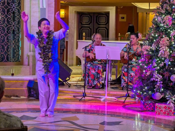 Hula dancing with the Ambassadors of Hula