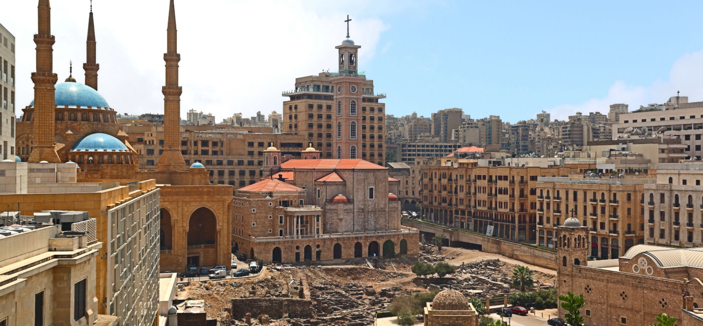 Image: The skyline of downtown Beirut, Lebanon. (Photo Credit: diak / Adobe Stock)