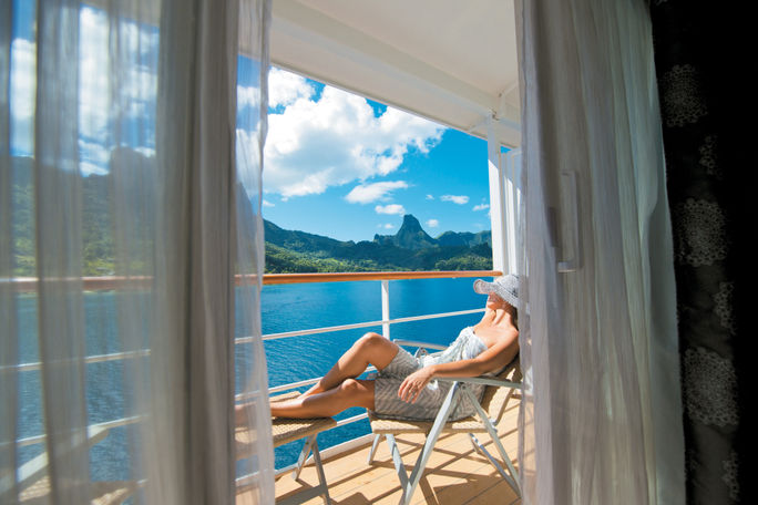 Paul Gauguin Cruises, balcony