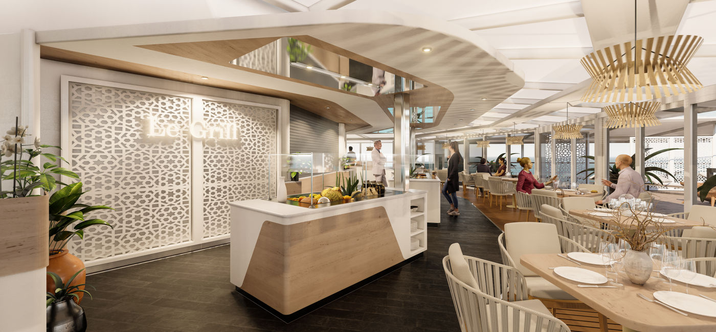 Image: Rendering of Paul Gauguin Cruises Le Grill Refurbishment (Photo Credit: Stirling Design- Paul Gauguin Cruises)