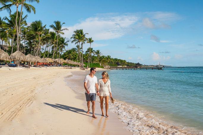 Couple vacationing at a Club Med resort. Couple vacationing at a Club Med resort.