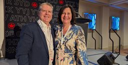 Outgoing VP of Global Sales Lisa Pierce & Francois Choquette, who officially succeeds Pierce.