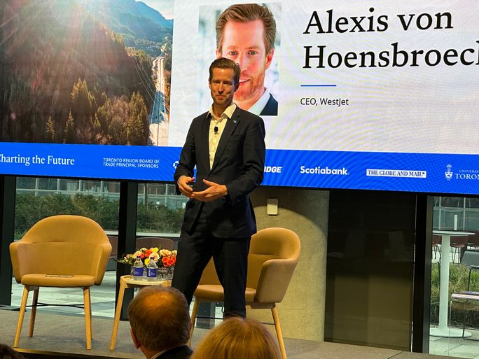 Alexis von Hoensbroech, WestJet CEO Alexis von Hoensbroech, WestJet CEO