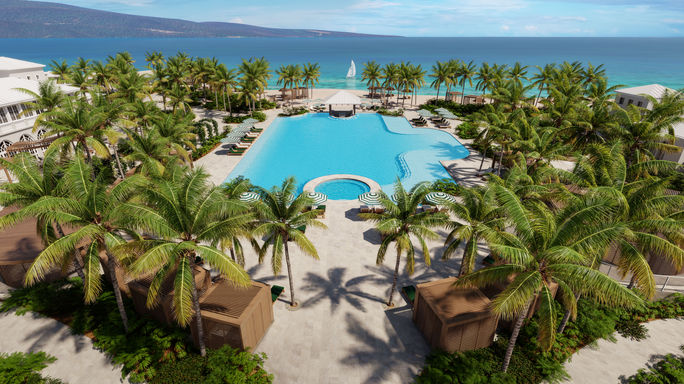 Sandals South Coast rendering Sandals South Coast rendering