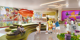 Nickelodeon Hotels & Resorts Orlando lobby rendering