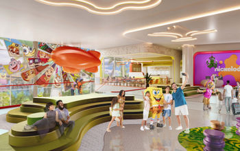 Nickelodeon Hotels & Resorts Orlando lobby rendering