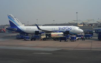 IndiGo plane in Delhi