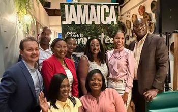 Jamaica Tourist Board officials at 'Come Feel the Vibe’ Roadshow. Chubby's Jamaican Kitchen in Toronto