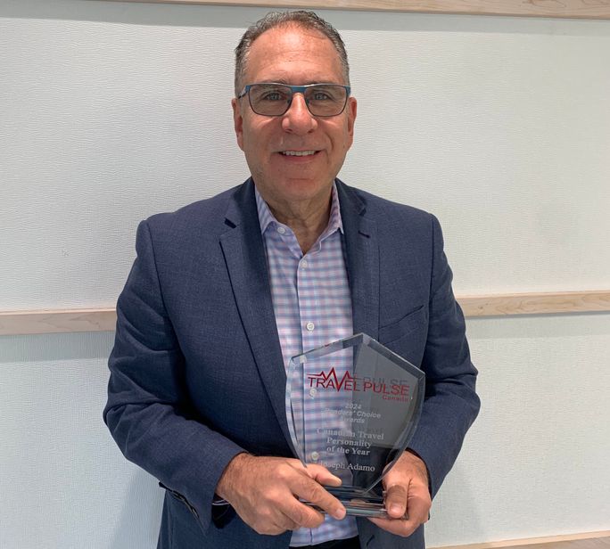 Joseph Adamo, Travel Personality of the Year
