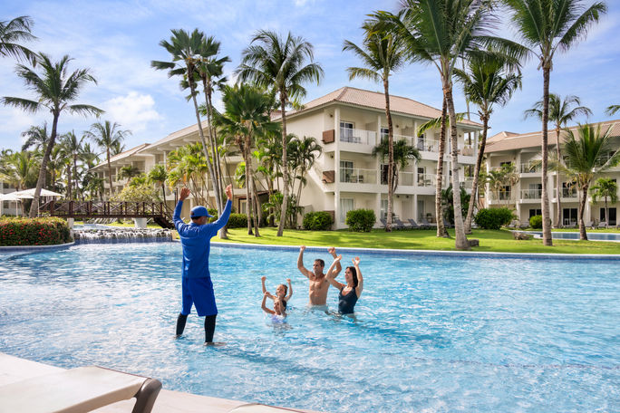 Pool activities at the Wyndham Alltra Punta Cana