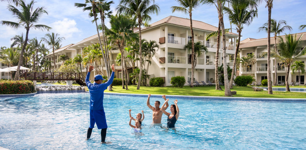 Pool activities at the Wyndham Alltra Punta Cana