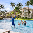 Pool activities at the Wyndham Alltra Punta Cana