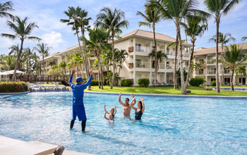 Pool activities at the Wyndham Alltra Punta Cana