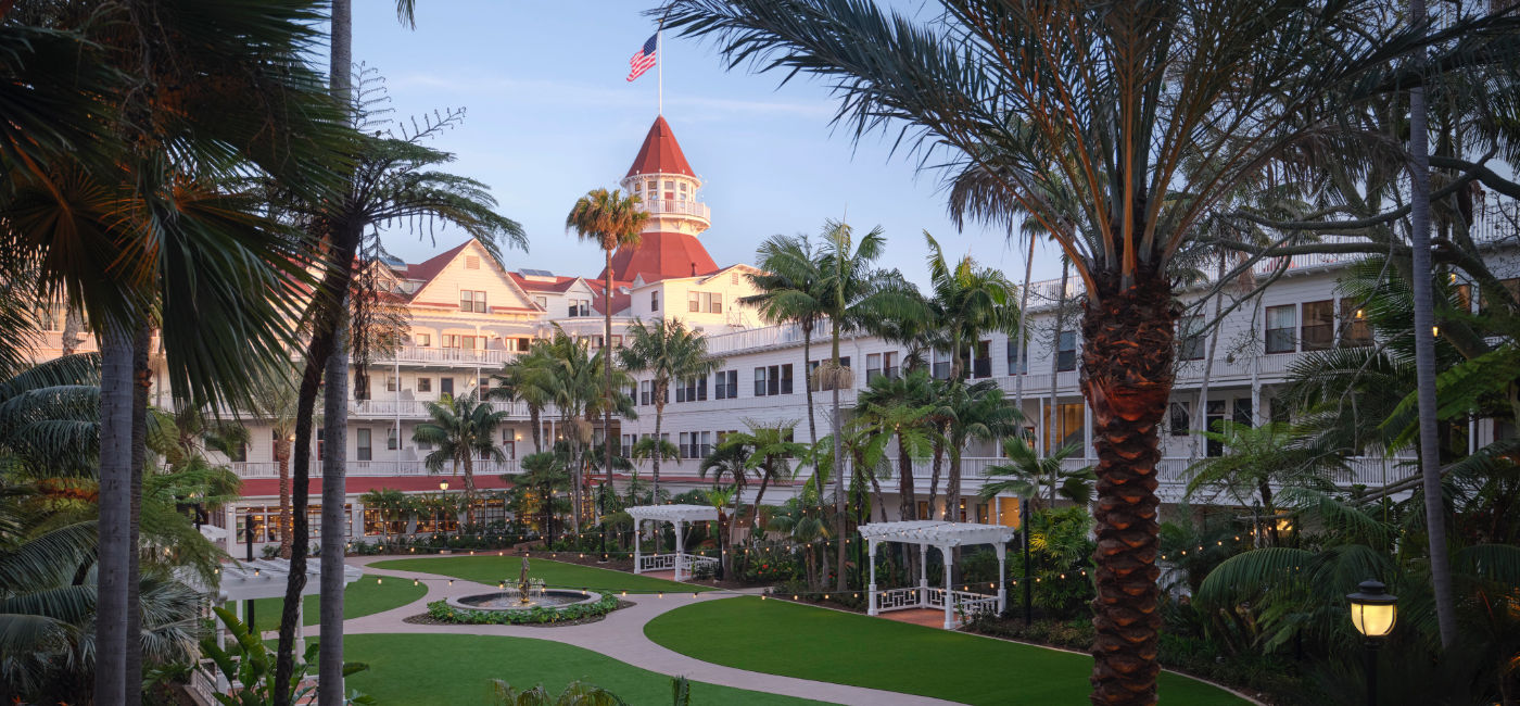 Image: The newly restored Victorian Garden at the Hotel del Coronado. (Photo Credit: ? 2025 Hilton)