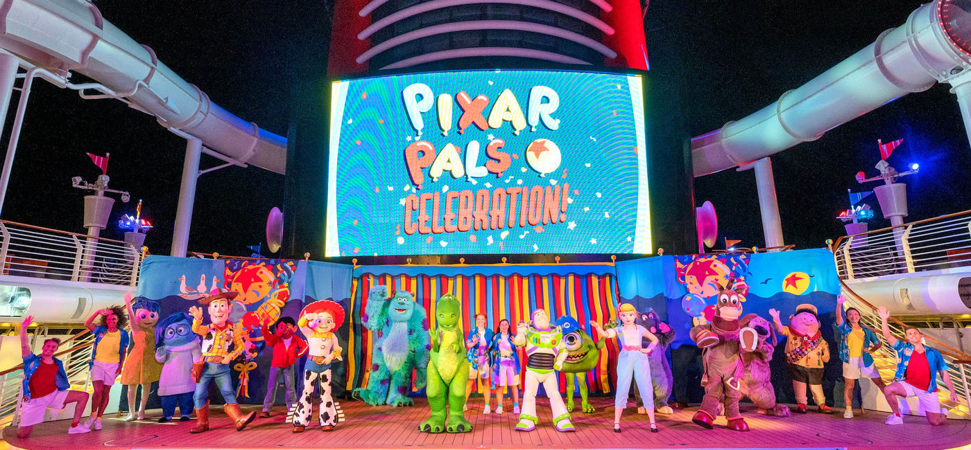 Image: Disney kicks off its first-ever Pixar Day at Sea. Courtesy Disney Cruise Line (Courtesy Disney Cruise Line)