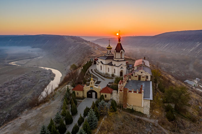 Old Orhei complex in Moldova 