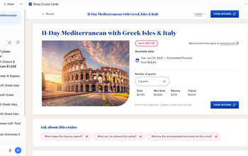 Princess Cruises is bringing cruise planning directly into ChatGPT