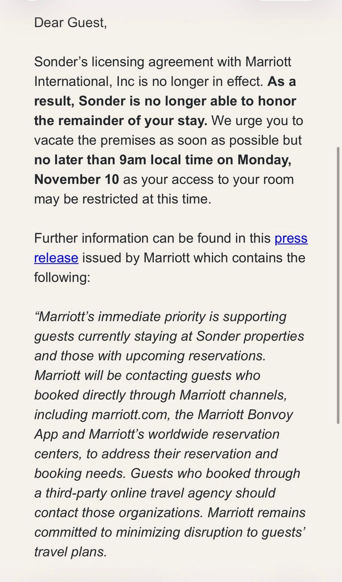 Marriott email Marriott email