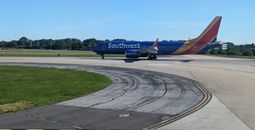 plane, airport, tarmac, southwest airlines