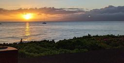 Sunset view in Maui, Hawaii
