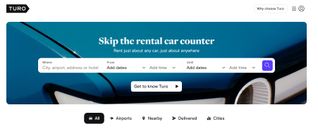 Grab a car nearby or get one delivered to various destinations.