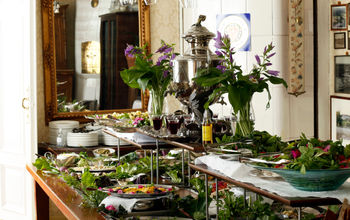 Buffet at Tertti Manor in Finland