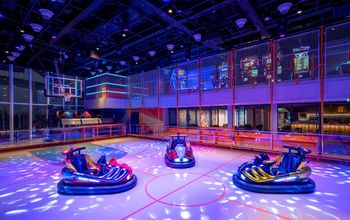 MSC World America's Sportplex will feature bumper cars
