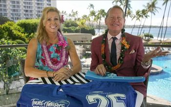 Jacki Marks and Carson Kressley in Hawaii for ALGV's Pros in Paradise