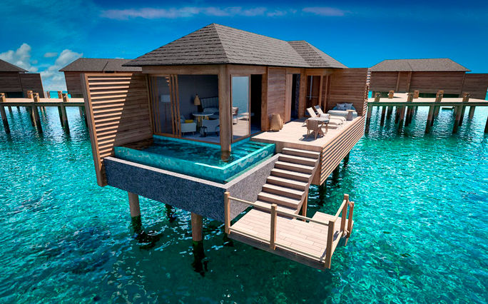 Overwater Villa with Infinity Pool at Princess The Senses Mangrove Overwater Villa with Infinity Pool at Princess The Senses Mangrove