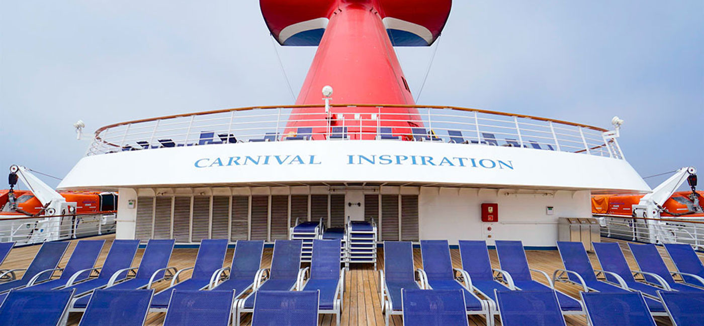 Image: PHOTO: Carnival Cruise Line's signature funnel aboard Carnival Inspiration. (photo by Jason Leppert)