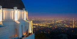 El Griffith Observatory, uno de los lugares filmados en La La Land, ofrece la mejor vista romántica para disfrutar en pareja. (Photo via: Discover Los Angeles).