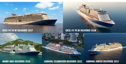 Carnival Corporation has ordered a fifth Excel-class ship