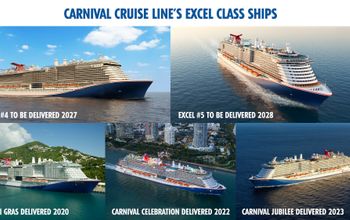 Carnival Corporation has ordered a fifth Excel-class ship