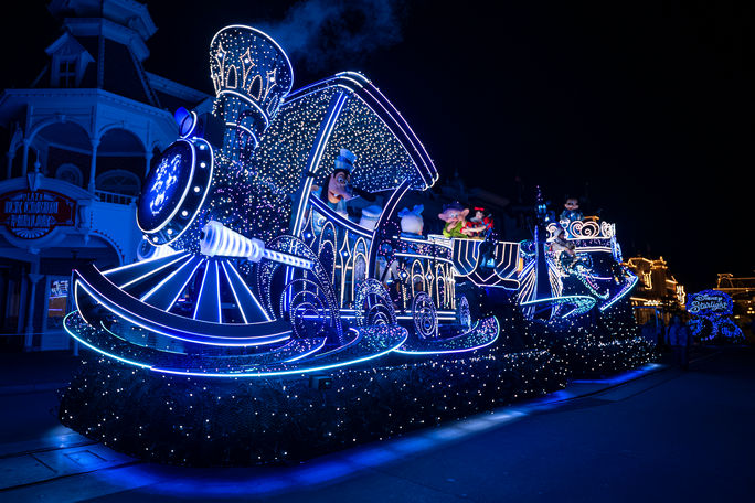 Disney characters come to life during the new nighttime parade, 'Disney Starlight: Dream the Night Away". Disney characters come to life during the new nighttime parade, 'Disney Starlight: Dream the Night Away".