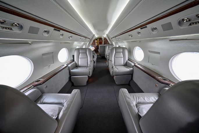 Aero Gulfstrean IV interior.