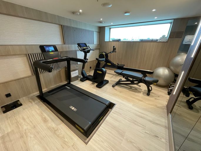 The fitness center