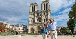 Couple in Paris, France