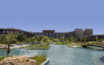 Lagoon pool at Lopesan Caoba Lagoon Resort Spa & Casino