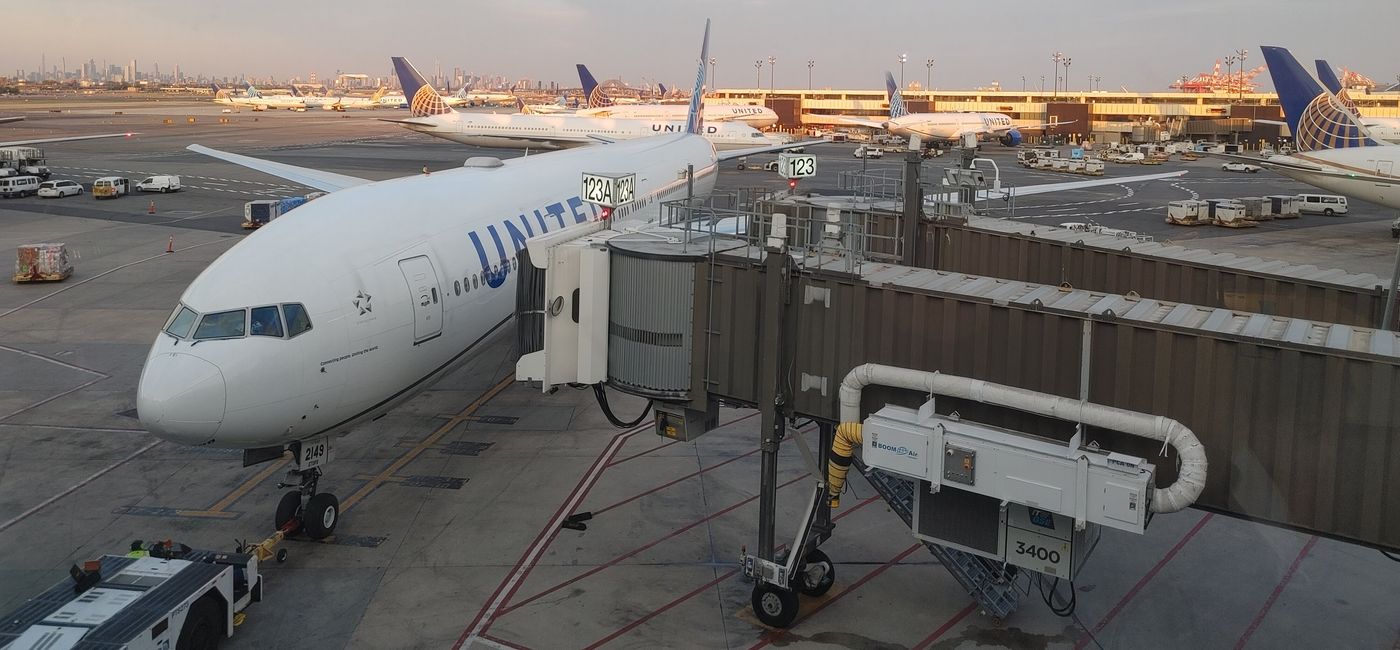 Image: United aircraft at Newark International Airport. (Photo Credit: Claudette Covey)