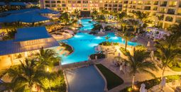 Aerial view of the new Treasure Beach Village at Beaches Turks & Caicos