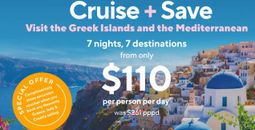 Set sail on a Heavenly Greece, Croatia, or Italy itinerary and enjoy a complimentary shore excursion on us