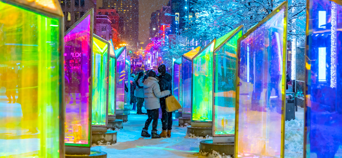 Image: Lumino, photo crédit: Eva Blue, Tourisme Montréal